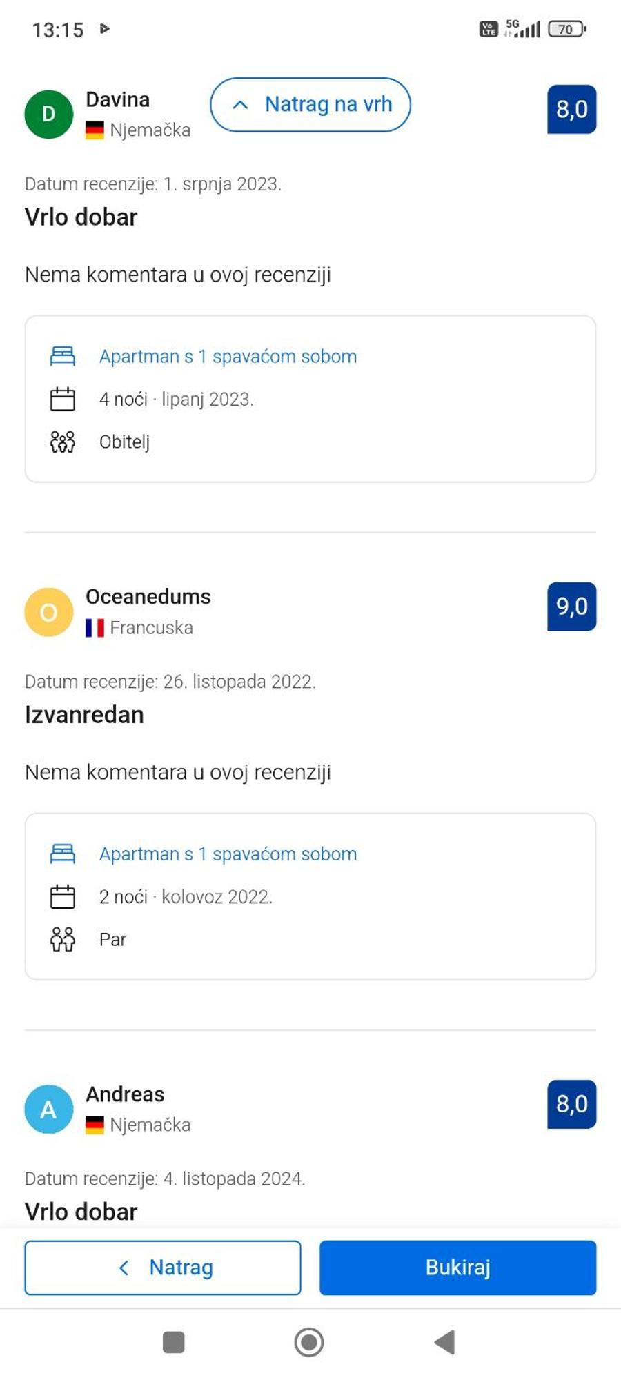 Apartament Olga